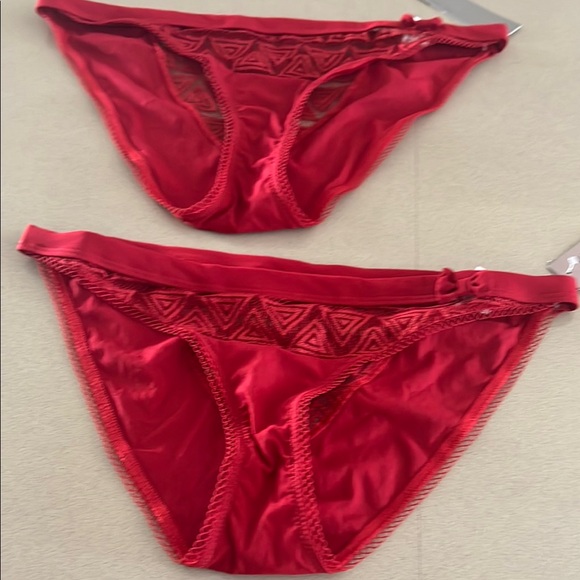 Red Women's Intimate Briefs - Picture 1 of 5